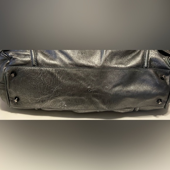 Burberry Silver Metallic Leather Should Bag Tote - Picture 14 of 15